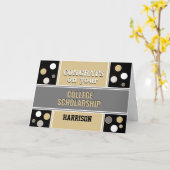 Glückwünsche auf Uni Stipendienkarte! Karte (Gelbe Blume)