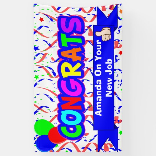 Glückwünsche Banner (Vertikal)