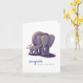 Glückwünsche bei Ihrer neuen Ankunft Karte (Gelbe Blume)