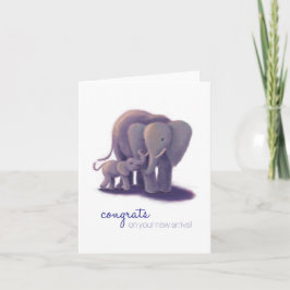 Glückwünsche bei Ihrer neuen Ankunft Karte