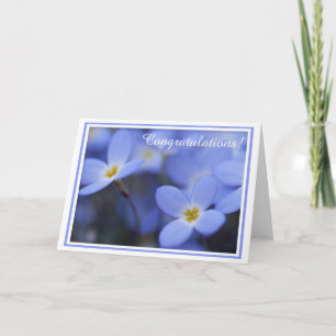 Glückwünsche - Bluettes Gruß-Karte Karte