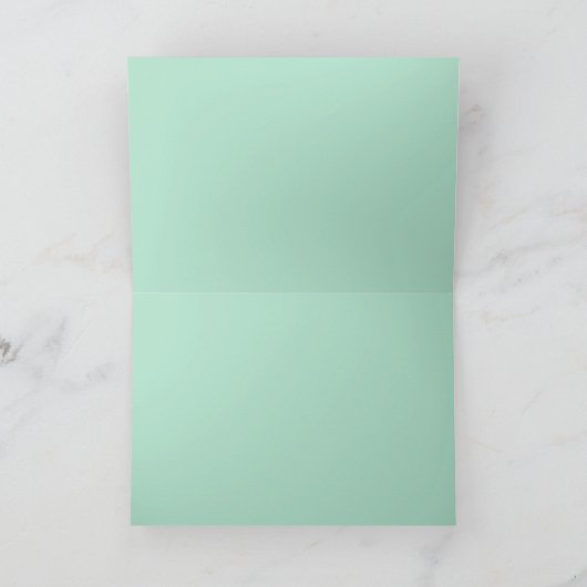 GLÜCKWÜNSCHE blühen Zähne Karte (Innenseite)