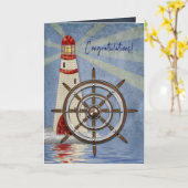 Glückwünsche, das Rad des Schiffs, Helm Karte (Gelbe Blume)