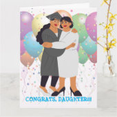 GLÜCKWÜNSCHE DAUGHTER!!! KARTE (Gelbe Blume)