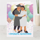 GLÜCKWÜNSCHE DAUGHTER!!! KARTE (Vorderseite)