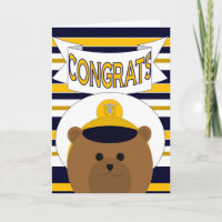 Glückwünsche der Marine! (Männlich) Grußkarte