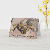 Glückwünsche, die Chipmunk-Karte Wedding sind Karte (Gelbe Blume)