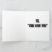 Glückwünsche, die du mit Med School Card gemacht h Karte (Innenseite)