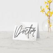 Glückwünsche Doktor! Chiropractic Abschluss Card,  Karte (Gelbe Blume)