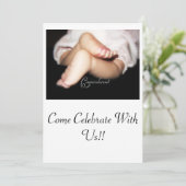 GLÜCKWÜNSCHE EINLADUNG (Stehend Vorderseite)