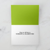 Glückwünsche Elternteil-Absolvent auf rechtem Weg Karte (Innenseite)