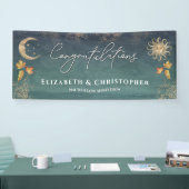 Glückwünsche Fall Sun Moon Engagement Party Banner (Messe)