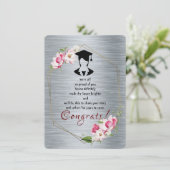 Glückwünsche für den Abschluss Karte (Stehend Vorderseite)