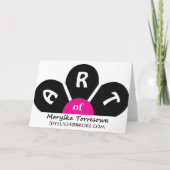 Glückwünsche für Haben eines Babys - Gruß-Karte Karte (Rückseite)