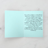 GLÜCKWÜNSCHE! … (für ihn) Karte (Innenseite)