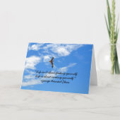 Glückwünsche George Bernard Shaws MFA Karte (Vorderseite)