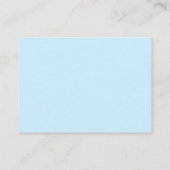 Glückwünsche, Glückwünsche, hellblaue weiße Karte (Rückseite)