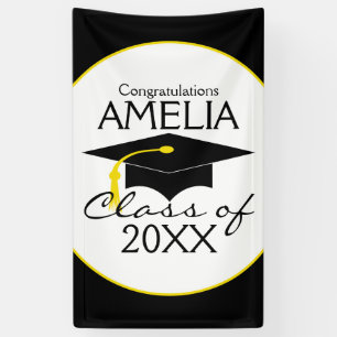 Glückwünsche graduieren individuellen Namen Banner