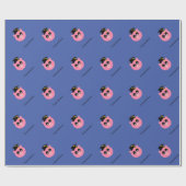 Glückwünsche, graduiertes Schwein Packpapier, Geschenkpapier (Flach)
