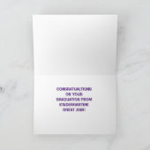 Glückwünsche im Kindergarten Karte (Innenseite)