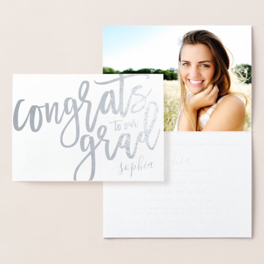 GLÜCKWÜNSCHE IN UNSEREM GRAD FOLIENKARTE (Anzeige)