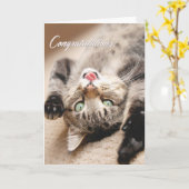 Glückwünsche kardieren mit glücklichem karte (Gelbe Blume)