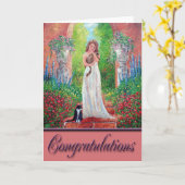 GLÜCKWÜNSCHE KARTE (Gelbe Blume)