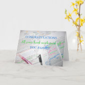 GLÜCKWÜNSCHE KARTE (Gelbe Blume)