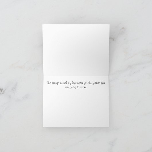 Glückwünsche Karte (Innenseite)