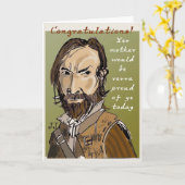 Glückwünsche! Karte (Gelbe Blume)