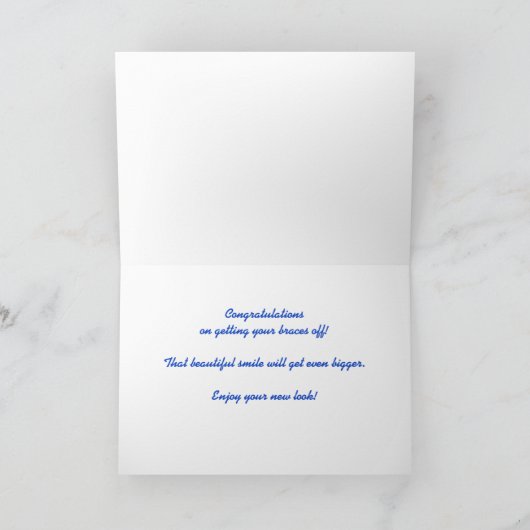 Glückwünsche Karte (Innenseite)