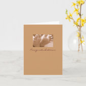 Glückwünsche… Karte (Gelbe Blume)