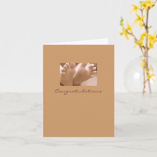 Glückwünsche… Karte (Gelbe Blume)