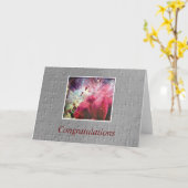 GLÜCKWÜNSCHE KARTE (Gelbe Blume)