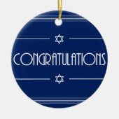 Glückwünsche Keramik Ornament (Vorne)