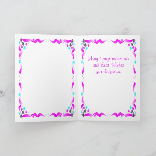 Glückwünsche, Kirche Karte (Innenseite)