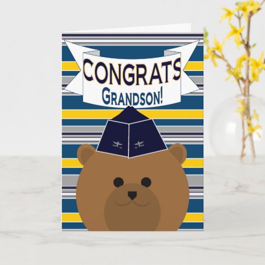 Glückwünsche - Luftwaffe - Großlein Karte (Gelbe Blume)