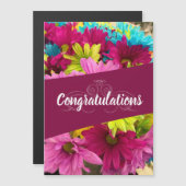 Glückwünsche Magnetkarte (Vorne/Hinten)