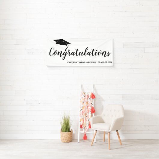 Glückwünsche mit schwarzem banner (Insitu)