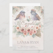 "Glückwünsche nach Lana & Ryan!" Einladung (Vorne/Hinten)