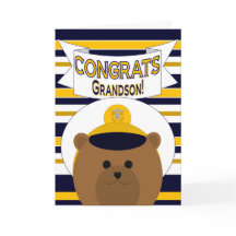 Glückwünsche - Navy Grandson