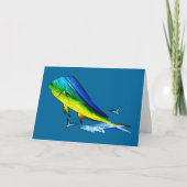 Glückwünsche: Ruhestand Mahi mahi (Dorado) Karte (Vorderseite)