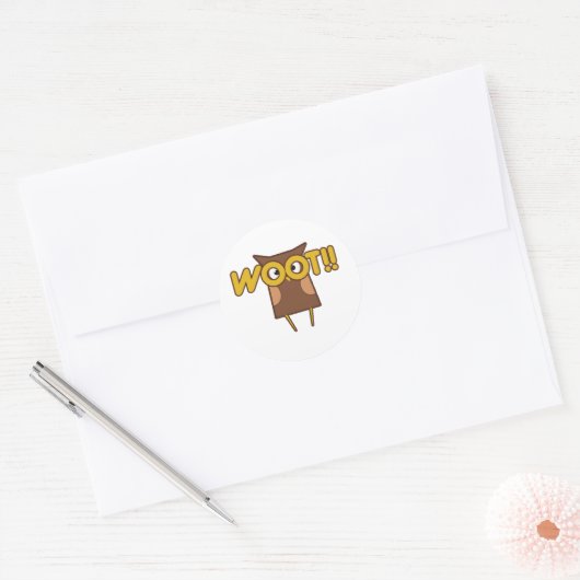 Glückwünsche Runder Aufkleber (Umschlag)