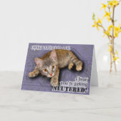 Glückwünsche! Sie werden neutralisiert! Karte (Gelbe Blume)