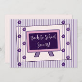 Glückwünsche über die Rückkehr zur Schulflatkarte (Vorne/Hinten)