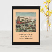 Glückwünsche über New Condo - Spaß Karte (Gelbe Blume)