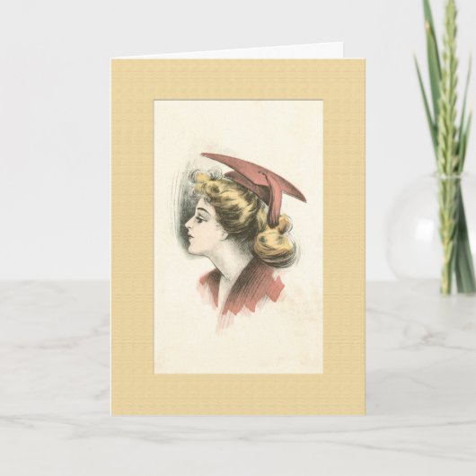 Glückwünsche: Uni-oder Highschool Absolvent Karte (Vorderseite)