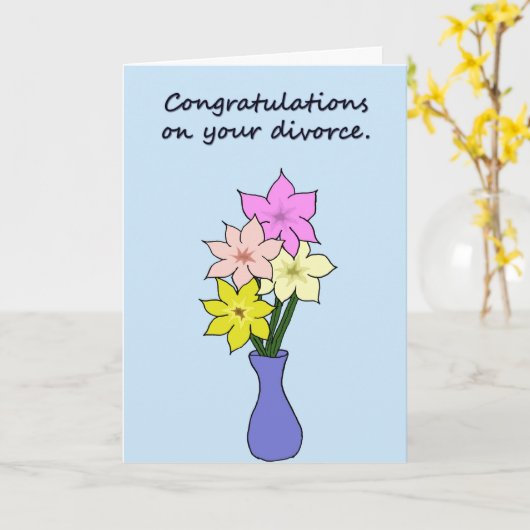 Glückwünsche - Unterstützung Karte (Gelbe Blume)