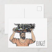 Glückwünsche von Grumio Postkarte (Vorne/Hinten)