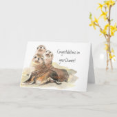 Glückwünsche zu den Siegeln der Scheidung Karte (Gelbe Blume)